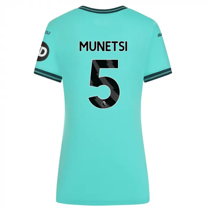 Wolverhampton Wanderers Shirt Store | 25-26 Wolves Pro Away Shirt – Womens MUNETSI 5 Collection Wolverhampton Wanderers Official Gear